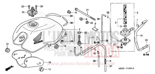 FUEL TANK (CBF600N/NA) CBF600NA5 de 2005